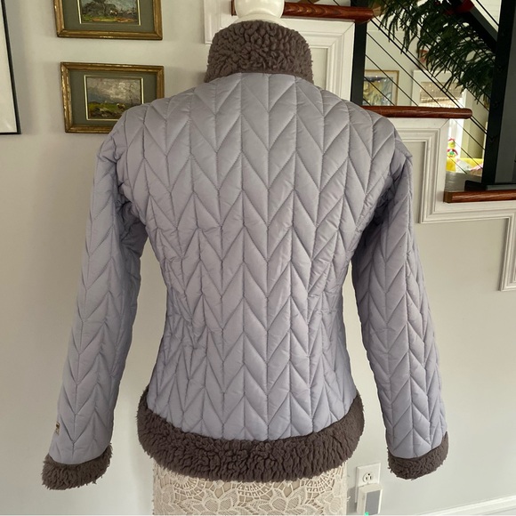 PATAGONIA Sherpa Chevron Quilted Zip Up Jacket Small - Picture 5 of 6